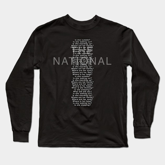 The National - Where Is Her Head Long Sleeve T-Shirt by TheN